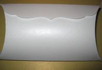 10 Geschenkschachteln - Pillowbox - weiß
