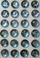 selbstklebende Glitzersteine - hellblau