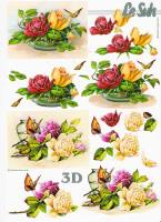 3D Bogen - Blumen