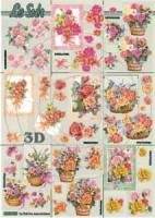 3D Bogen - Blumen