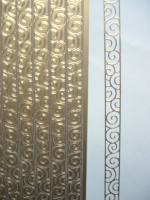 Stickerbogen - Bordüren/Linien - gold