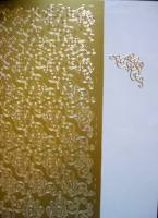 Stickerbogen - Ecken gold