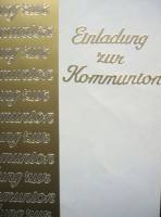 Stickerbogen - Kommunion gold