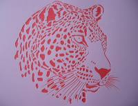 Universalschablone - DIN A 5 - Leopard