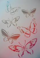 Universalschablone - DIN A 4 - Schmetterlinge