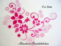 Silikonstempel - Blumen