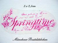 Silikonstempel - Springtime