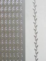 Stickerbogen - Bordüren/Linien - silber
