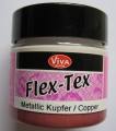 Flex Tex - Textilmalfarbe - metallic kupfer