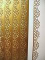 Stickerbogen - Bordüren/Linien - gold