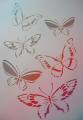 Universalschablone - DIN A 4 - Schmetterlinge