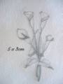 Silikonstempel - Blumen